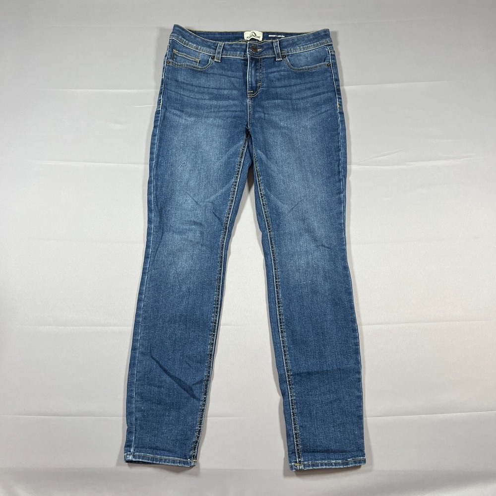 Jordache Skinny Jeans Womens 10 Blue Denim Cotton Stretch Medium Wash Mid Rise